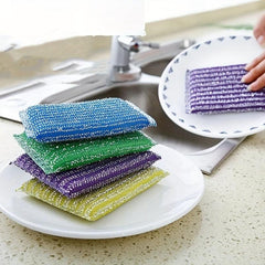 12pcs Kitchen Cleaning Sponge Scouring Pad Dishcloth