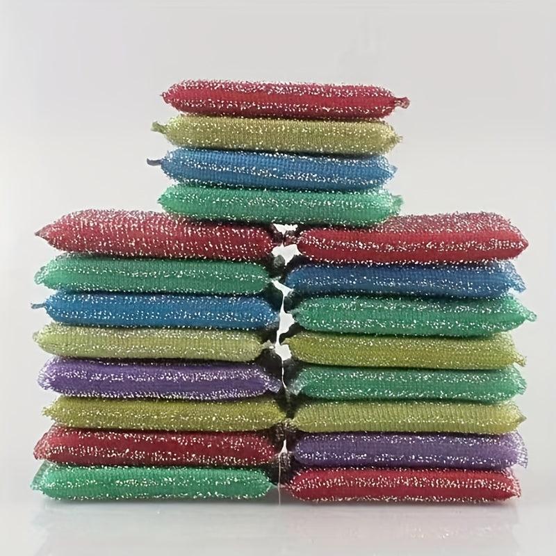 12pcs Kitchen Cleaning Sponge Scouring Pad Dishcloth