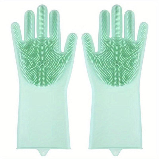 Silicone Dishwashing Gloves for Men and Women Household Cleaning