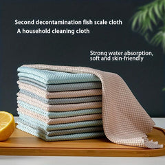 10-20pcs Non-watermark Cleaning Cloth for Glass and Mirror