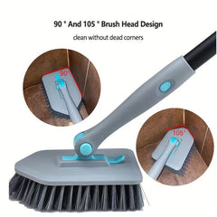 Long Handle Cleaning Brush Set for Floor Tile Grout & Glass