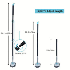 Long Handle Cleaning Brush Set for Floor Tile Grout & Glass