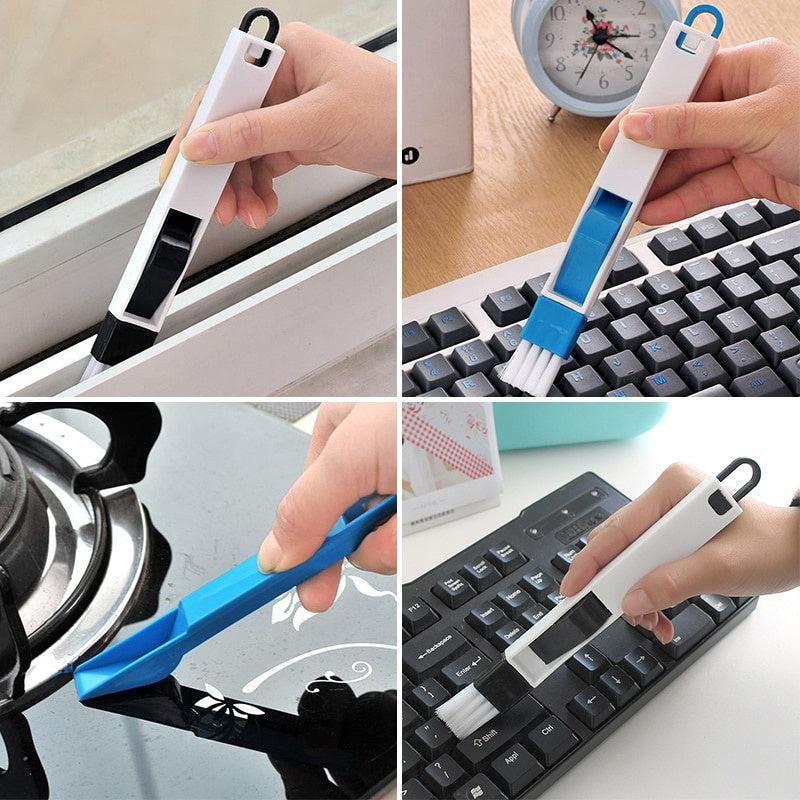 Multifunctional Window Cleaning Brush for Computer Window Groove Keyboard