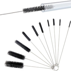 Tube Cleaning Brushes Kit Metal Pipe Brush Cleaner 10pcs