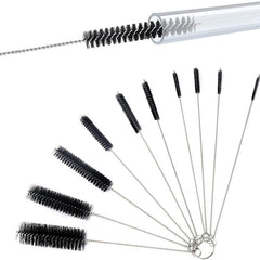 Tube Cleaning Brushes Kit Metal Pipe Brush Cleaner 10pcs