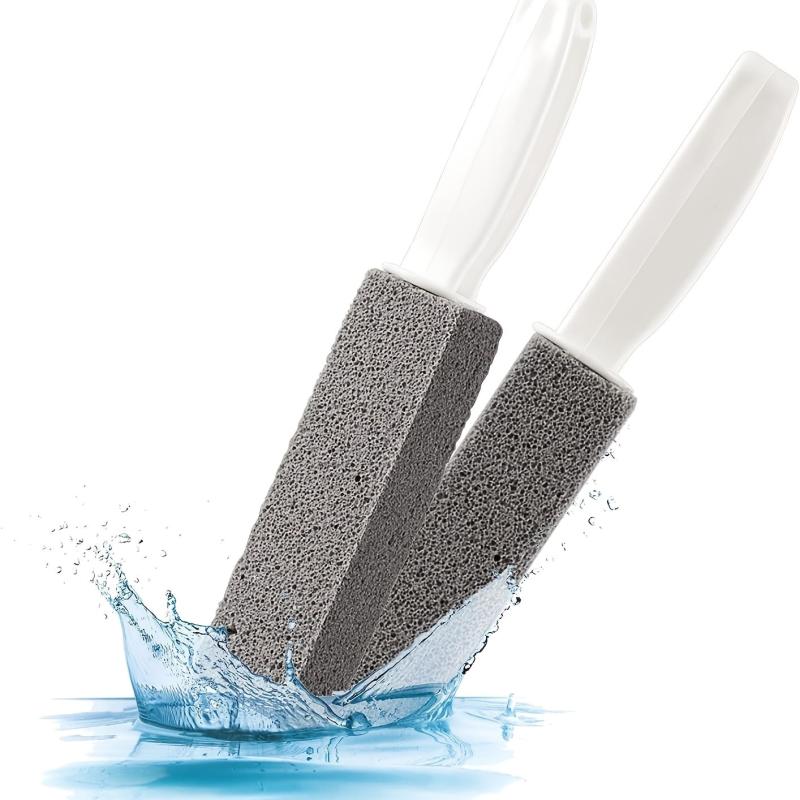 Ergonomic Toilet Cleaner with Pumice Stone - Hard Water Build Up Remover