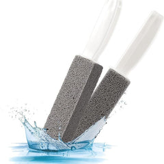 Ergonomic Toilet Cleaner with Pumice Stone - Hard Water Build Up Remover