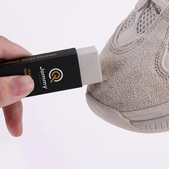 Suede Sneaker Cleaner - Erase Shoe Polish & Decontaminate with Rubber Eraser