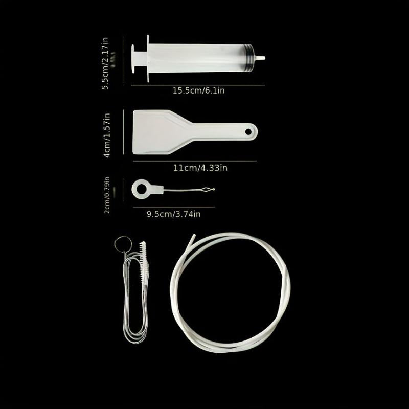 5pcs Refrigerator Drain Hole Dredger Set with Brush Water Pipe Cleaning
