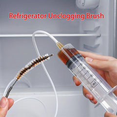 5pcs Refrigerator Drain Hole Dredger Set with Brush Water Pipe Cleaning