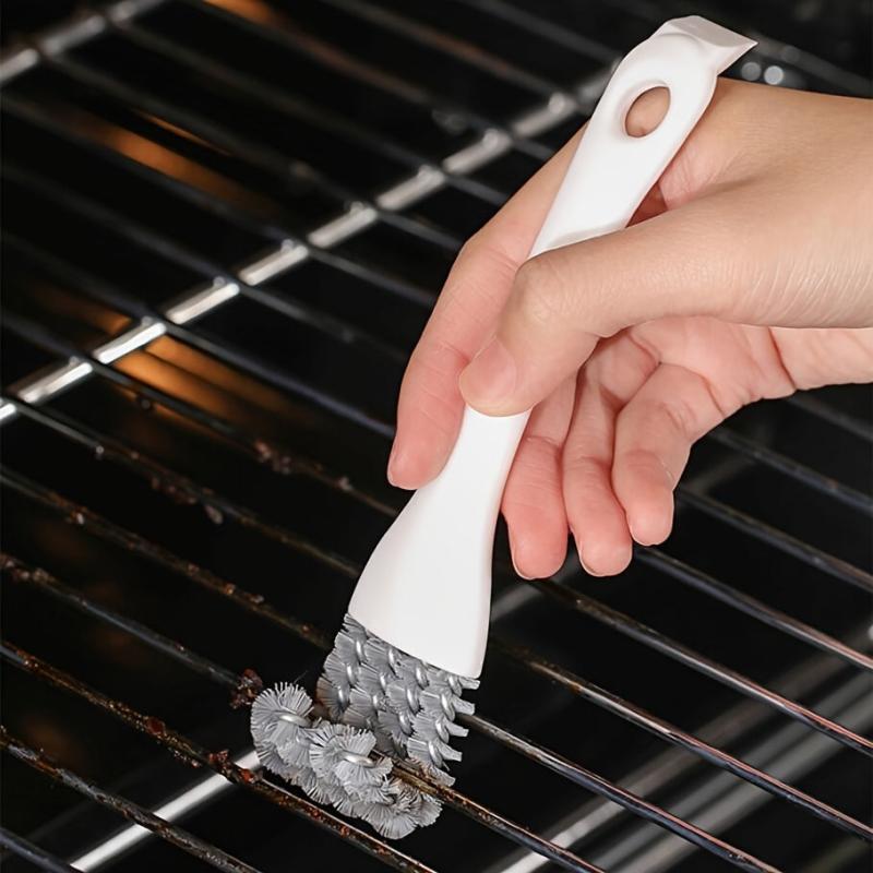 Kitchen BBQ Grill Cleaning Brush Small Brush Dead Corners Tough Spots