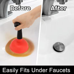 Mini Sink Plunger - Hair Clog Remover Tool