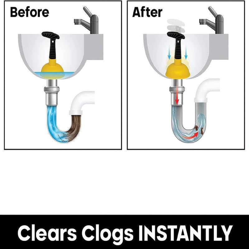 Mini Sink Plunger - Hair Clog Remover Tool