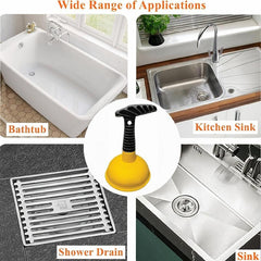 Mini Sink Plunger - Hair Clog Remover Tool