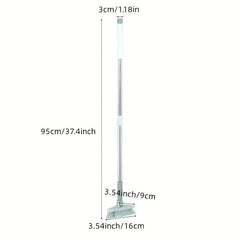 Triangular Floor Brush Long Handle Hard Bristle Flexible Head Dead Corner Cleani