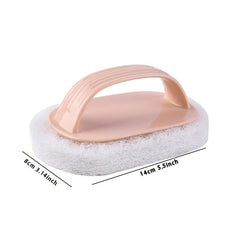 3pcs Cleaning Brush with Handle, Decontamination Brush, Magic Sponge Bathtub Bru