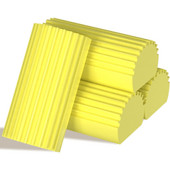 4pcs Damp Clean Duster Sponge for Blinds Glass Baseboards Vents Railings Mirrors