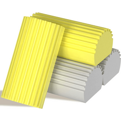 4pcs Damp Clean Duster Sponge for Blinds Glass Baseboards Vents Railings Mirrors