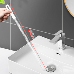 Pipe Dredging Brush Hair Sewer Sink Cleaning Brush