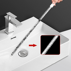 Pipe Dredging Brush Hair Sewer Sink Cleaning Brush