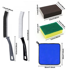 2pcs 11pcs Crevice Cleaning Brush Dead Angle Multi-functional Scratch Brush