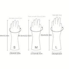2Pairs Silicone Cleaning Gloves Dishwashing Cleaning Gloves Scrubber