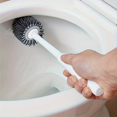 Silicone Toilet Bowl Brush with Drying Holder