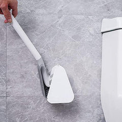 Golf Club Shaped Toilet Brush Long Handle Silicone Bathroom Household Cleaner