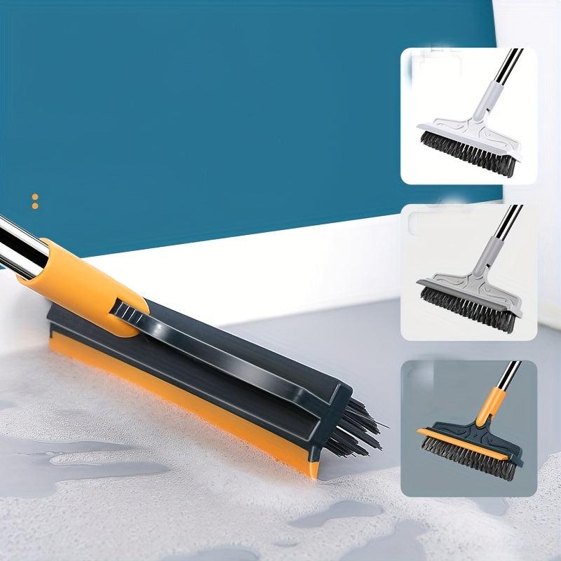 Long Handle Cleaning Brush for Kitchen Bathroom Bedroom - Quick Clean