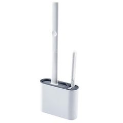 Silicone Toilet Brush Set Wall Mounted Bathroom Cleaning Set