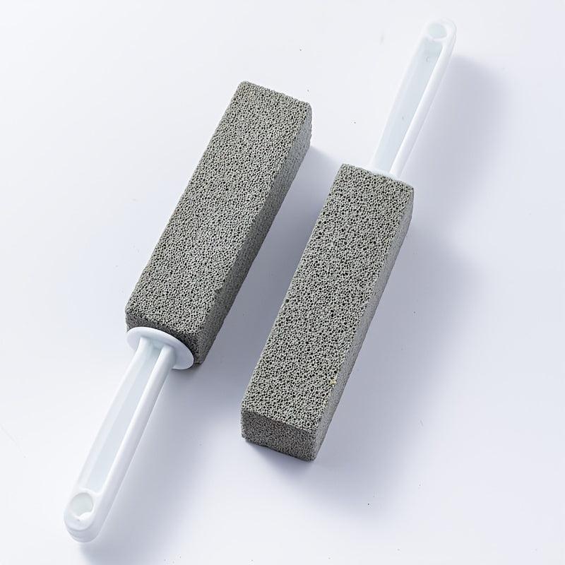 2pcs Pumice Stone Cleaning Brush With Handle