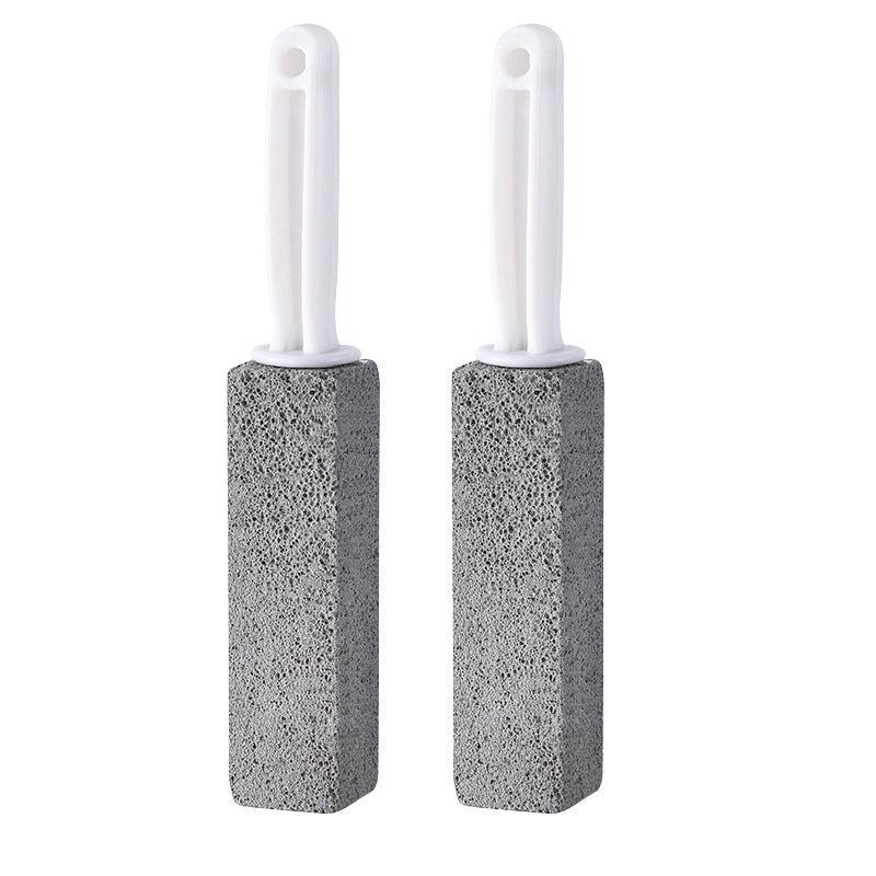 2pcs Pumice Stone Cleaning Brush With Handle