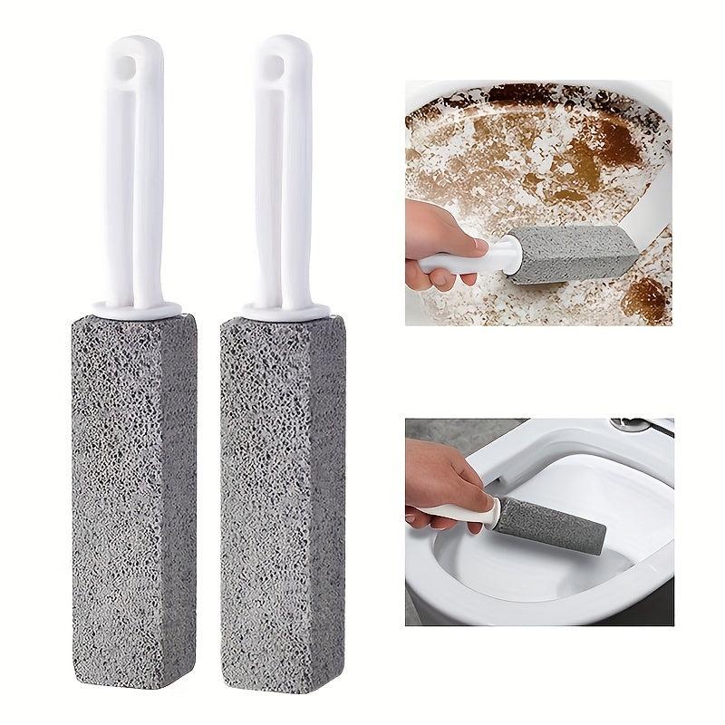 2pcs Pumice Stone Cleaning Brush With Handle