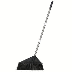 Garden Broom with Extra Broom Head for Outdoor Cleaning