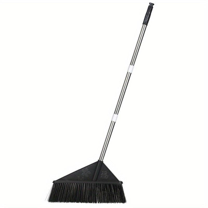 Garden Broom with Extra Broom Head for Outdoor Cleaning