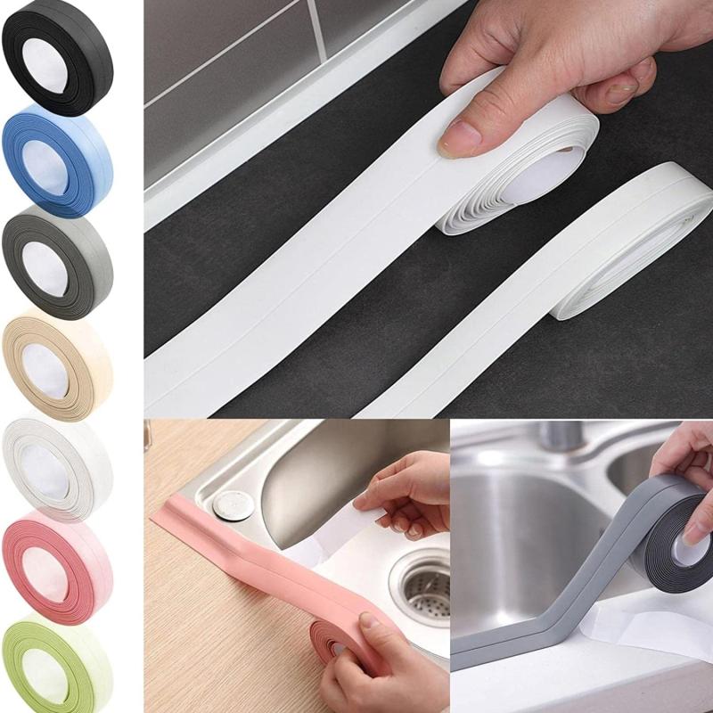 Self Adhesive Kitchen Caulk Tape Sealant Strip for Tile Sealer