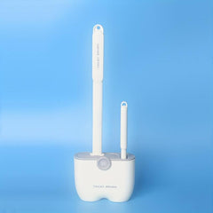 Toilet Brush And Plunger Set With 2 Brushes
