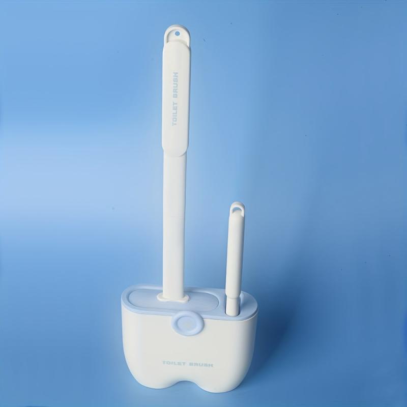 Toilet Brush And Plunger Set With 2 Brushes