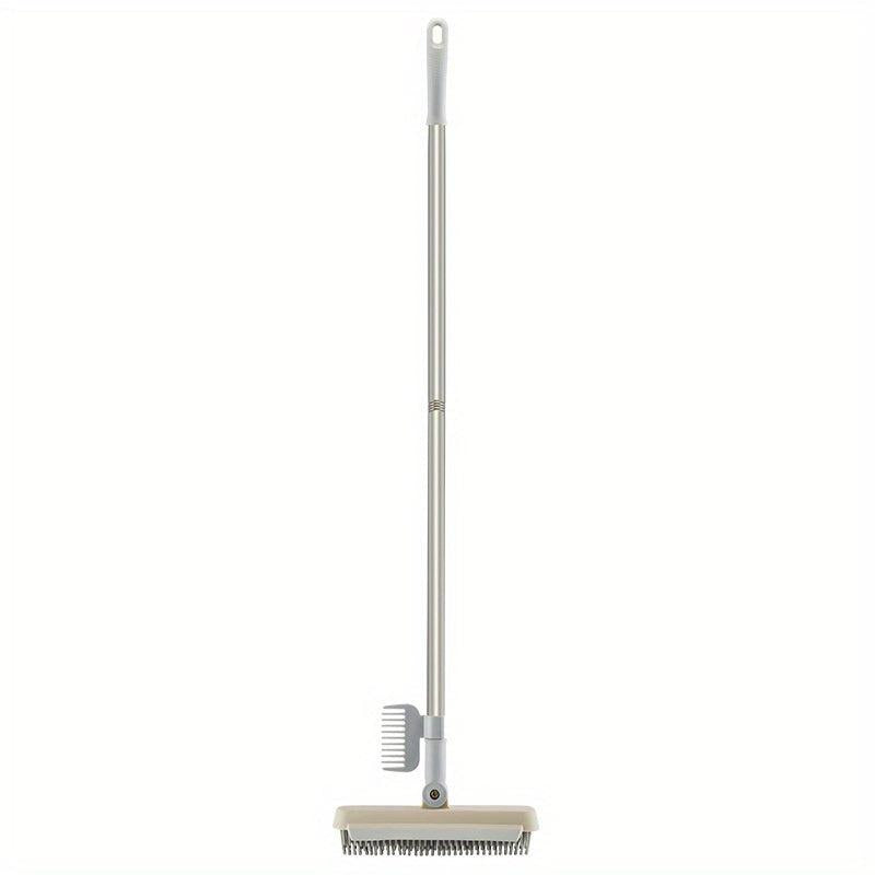 3-in-1 Floor Sanding Brush with Scraper, Long Handle & Silicone Gap Brush