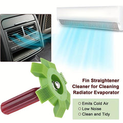 5-Piece AC Cleaning Set - 2 Fin Combs, Condenser Fin Straightener