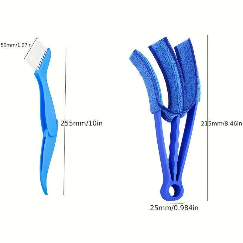 5-Piece AC Cleaning Set - 2 Fin Combs, Condenser Fin Straightener