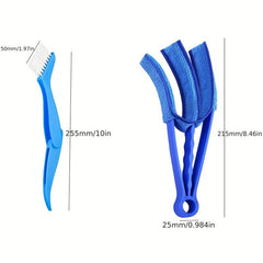 5-Piece AC Cleaning Set - 2 Fin Combs, Condenser Fin Straightener