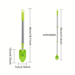 2 in 1 Floor Brush with Retractable Heads