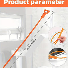 10pcs Drain Clog Remover Tool Sewer Dredging Hook Household Sink Hair Catcher