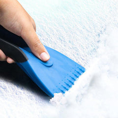 Silicone Car Ice Scraper with Non-slip Handle - Windshield Snow Shovel