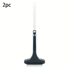 2pcs Window Screen Cleaning Brush with Scraper Long Handle
