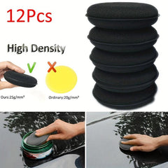 12pcs Microfiber Car Waxing Polishing Pads Auto Care Detailing Applicator
