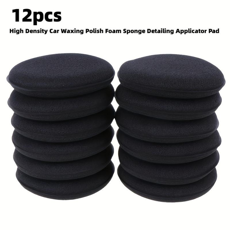 12pcs Microfiber Car Waxing Polishing Pads Auto Care Detailing Applicator