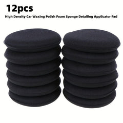 12pcs Microfiber Car Waxing Polishing Pads Auto Care Detailing Applicator