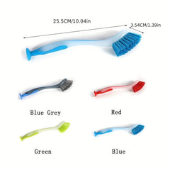 Long Handle Dishwashing Brush With Suction Cup Pot Dish Brush